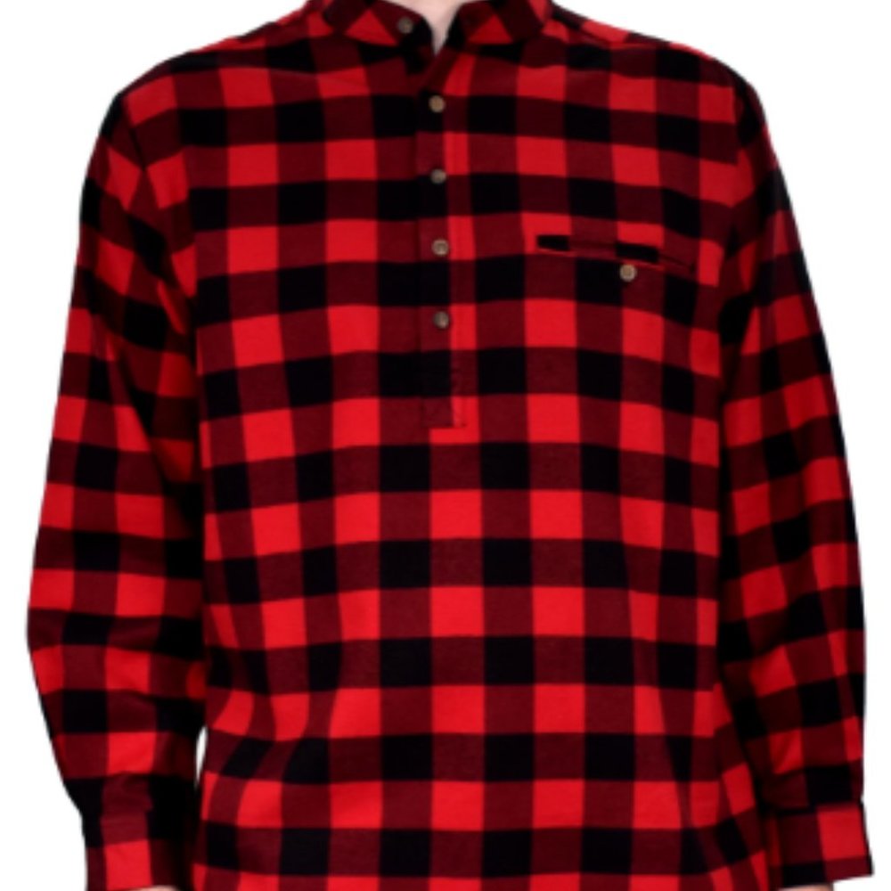 Lee Valley Grandfather Shirt LV9 Red Black Check Small
